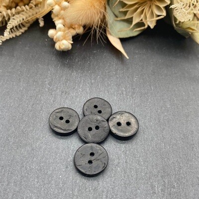 Knopf (Cocos) schwarz - 18 mm Knopf (Cocos) schwarz - 18 mm