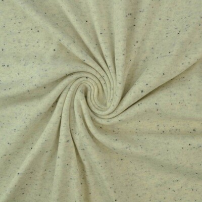 Jersey (Baumwolle) creme gesprenkelt Jersey (Baumwolle) creme gesprenkelt