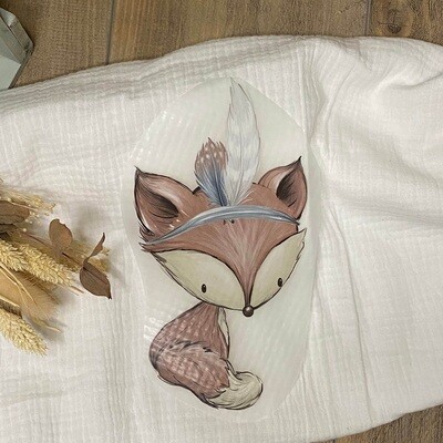 Bügelbild Boho Fuchs 11 x 19 cm (BxH) Bügelbild Boho Fuchs 11 x 19 cm (BxH)