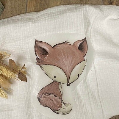 Bügelbild Fuchs 12 x 17,5 cm (BxH) Bügelbild Fuchs 12 x 17,5 cm (BxH)