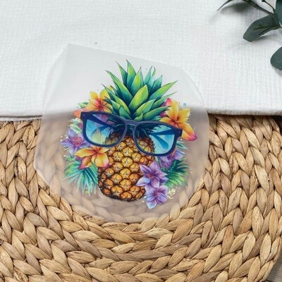 Bügelbild Ananas 4 15 cm x 17 cm (BxH) Bügelbild Ananas 4 15 cm x 17 cm (BxH)