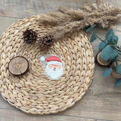 Bügelbild Weihnachtsmann 9 cm x 8,5 cm (BxH) Bügelbild Weihnachtsmann 9 cm x 8,5 cm (BxH)