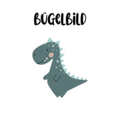 Bügelbild Dino teal Bügelbild Dino teal