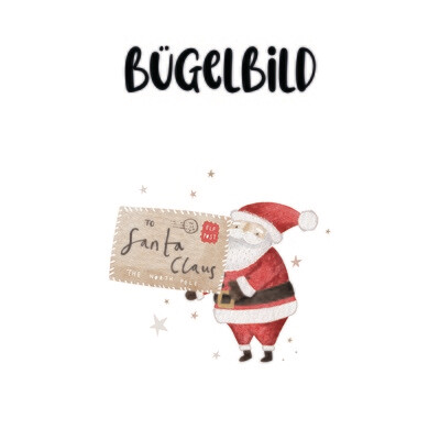 Bügelbild Post für Santa Bügelbild Post für Santa