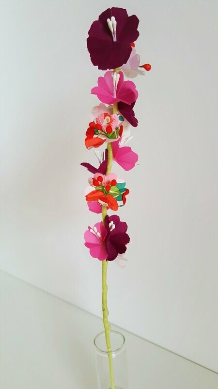 Branche de cerisier Collection Les Fleuries rose
