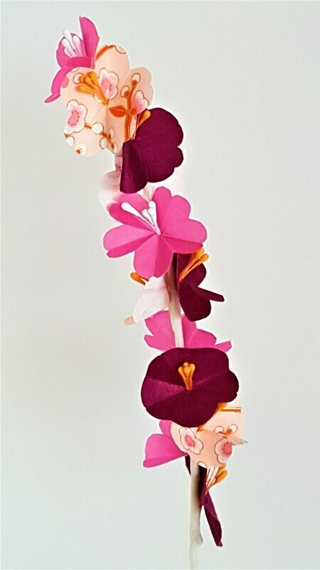 Branche de cerisier Collection Les Fleuries rose