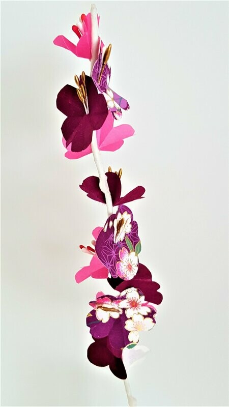 Branche de cerisier Les Fleuries rose