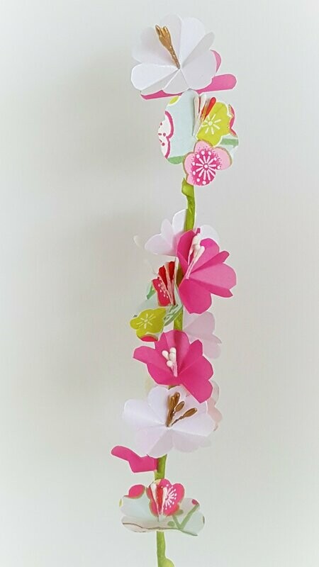 Branche de cerisier Collection Les Fleuries rose
