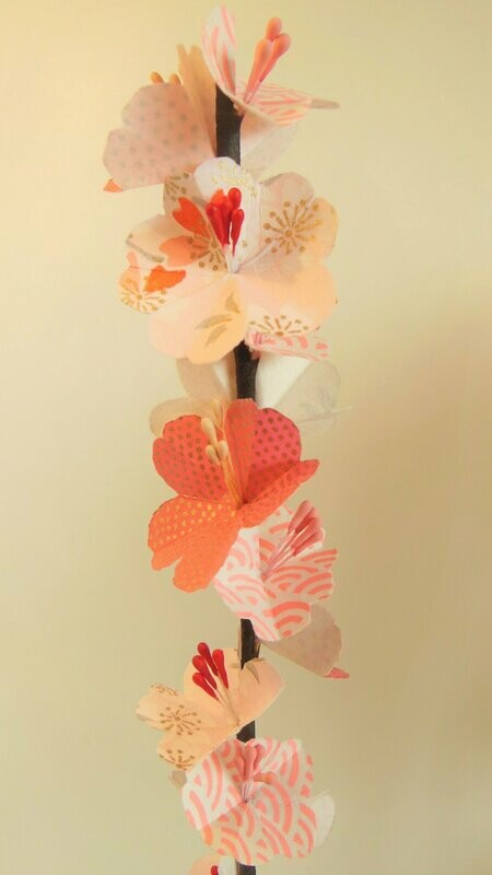 Branche de cerisier Collection Les Pastels