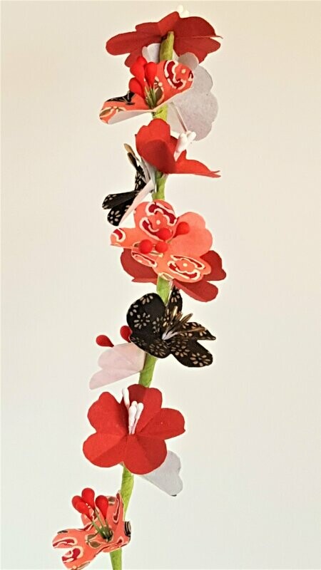 Branche de cerisier Collection Rouge et Noire