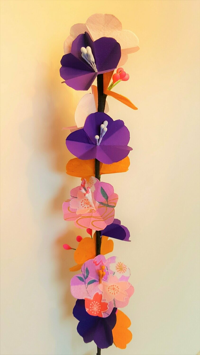 Branche de cerisier Collection Les Fleuries violette