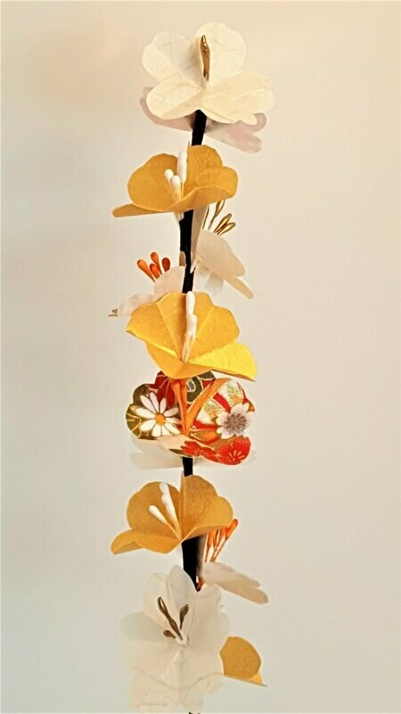 Branche de cerisier Collection Les Fleuries Or