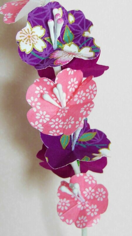 Branche de cerisier Collection Les Fleuries rose