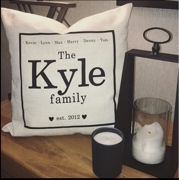 Personalised FAMILY cushion