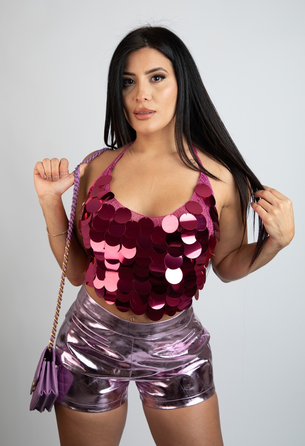 Mindi Metallic Short