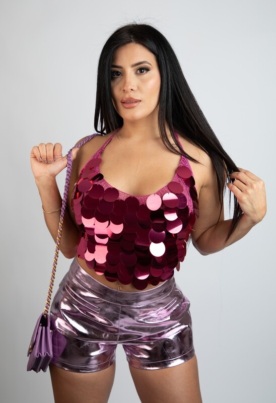 Mindi Metallic Short