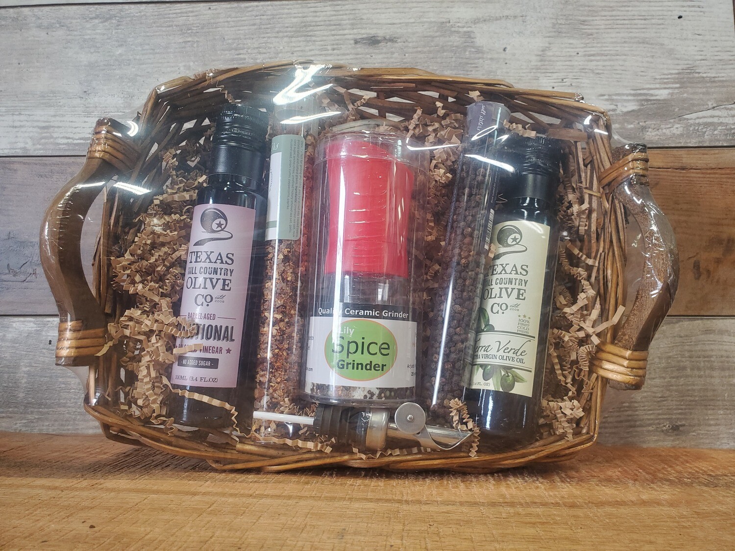 Grinder with Oil &amp; Vinegar