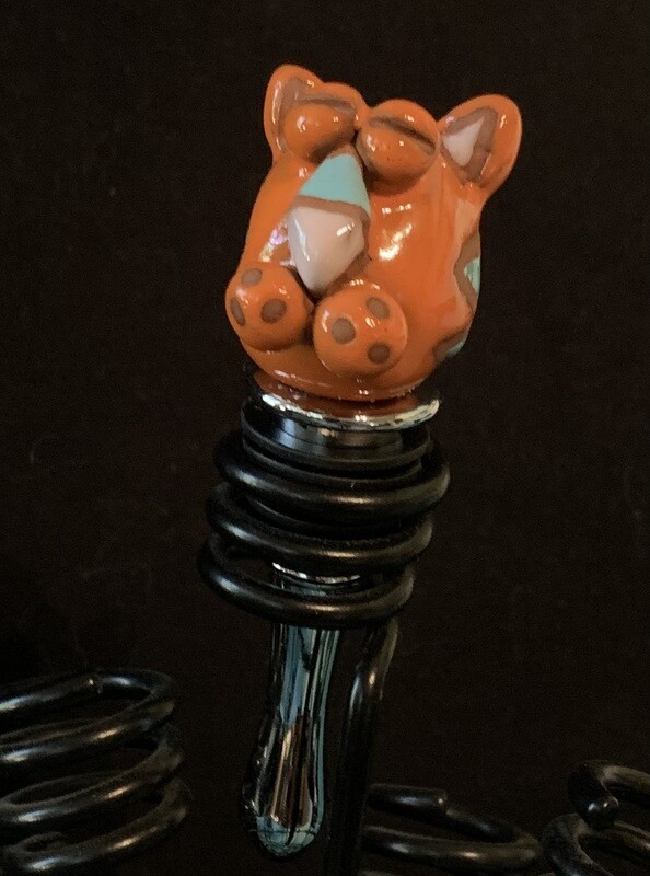 Stopper, cat, orange