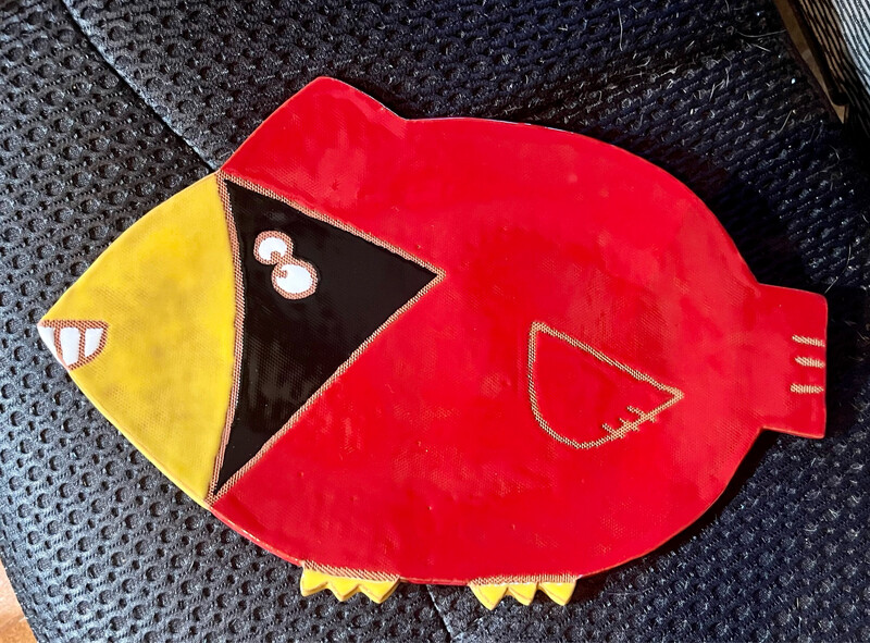 Cardinal Platter