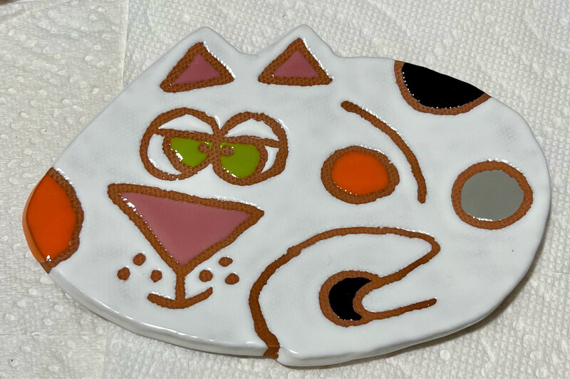 Spoonrest, Cat, Calico