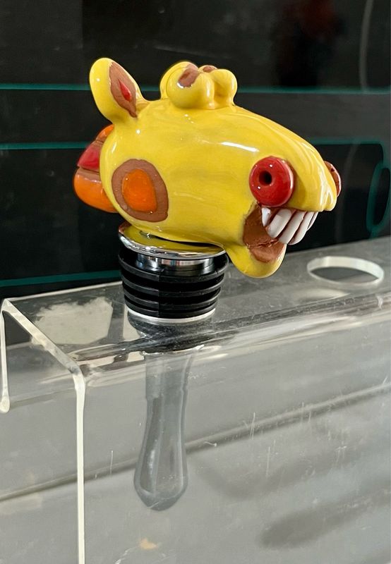 Stopper, horse, yellow