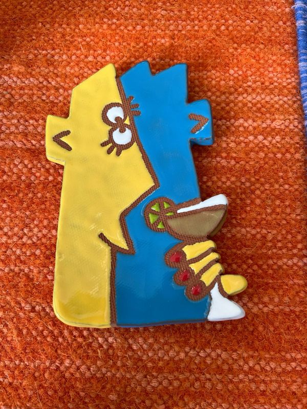 Spoonrest, Bar Babe, Yellow And Blue, Margarita