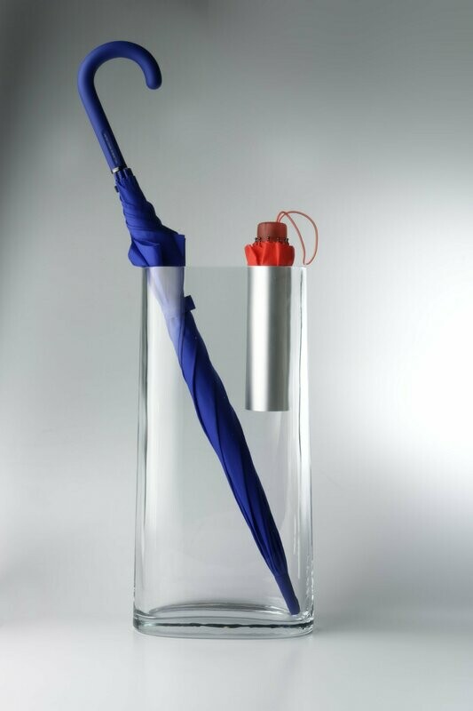 TASCHENSCHIRMHALTER Aluminium silber eloxiert TASCHENSCHIRMHALTER Aluminium silber eloxiert