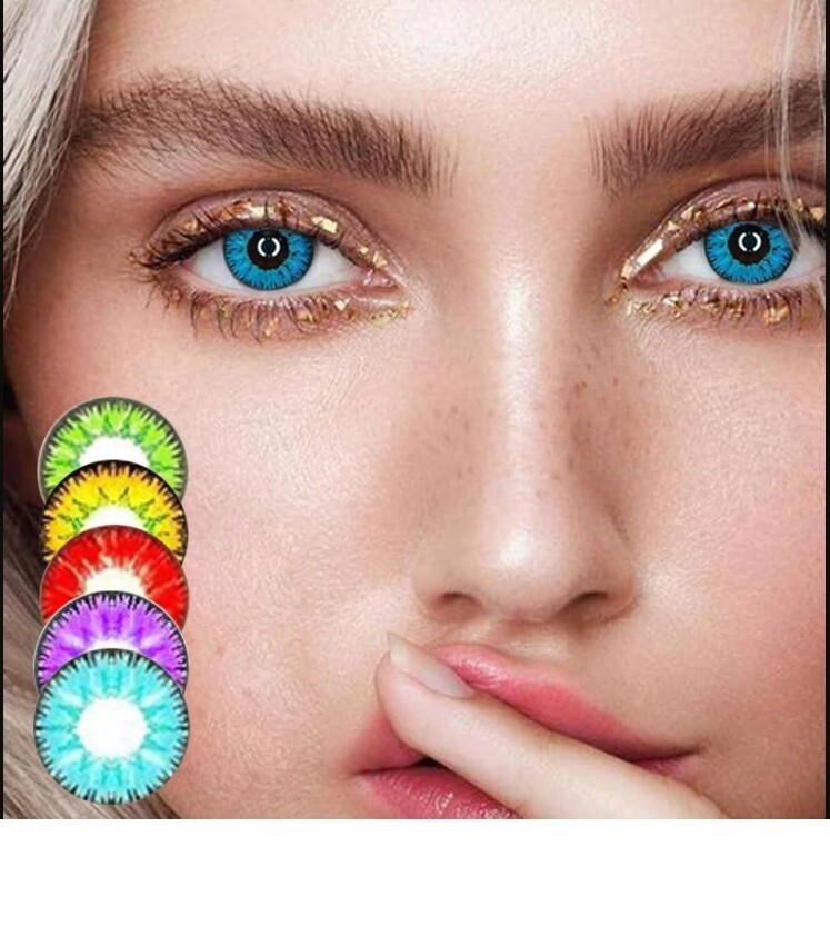 2pcs Color Contact Lenses Halloween Beautiful eye