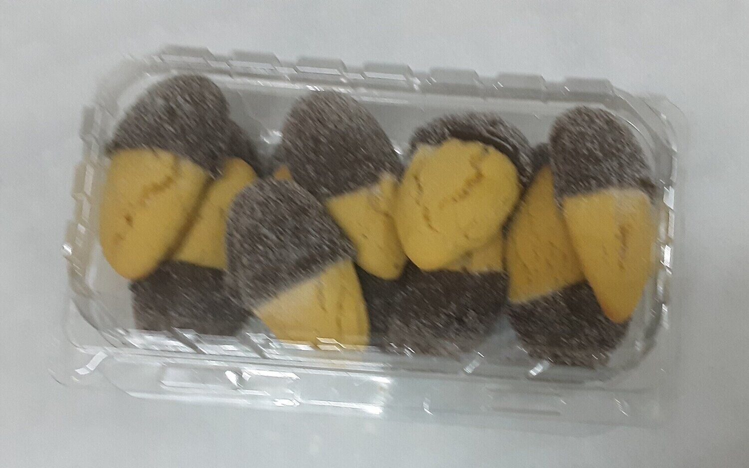 Bolinhos com cobertura de chocolate