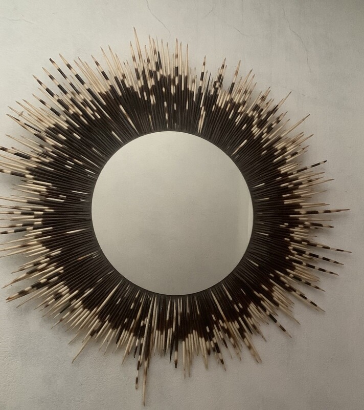 Porcupine Quill Mirror