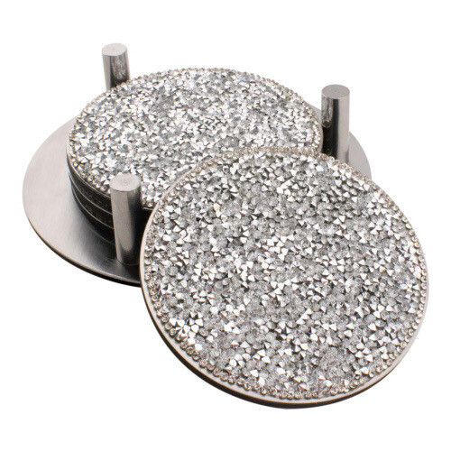 Rhinestone Coaster Set