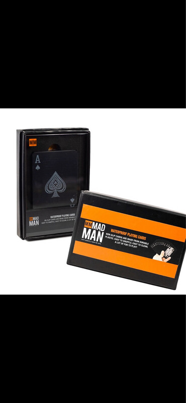 Black Waterproof Playing Cards