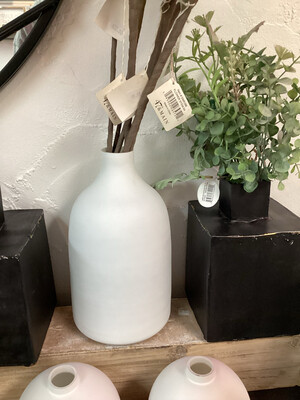Medium Matte White Vase