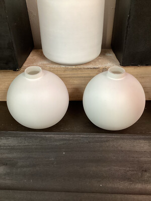 Matte White Vase Small