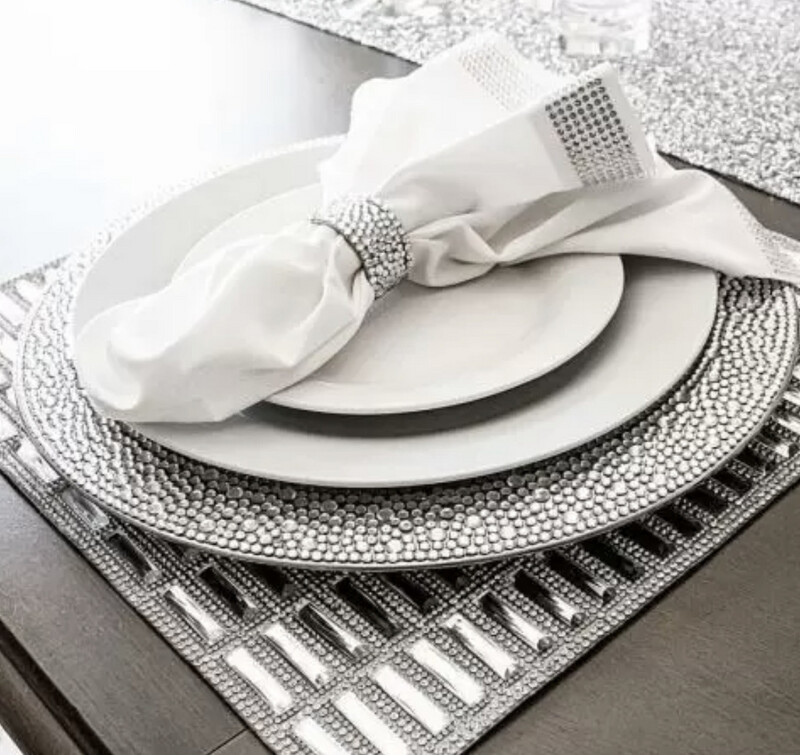 Strass Charger Plate