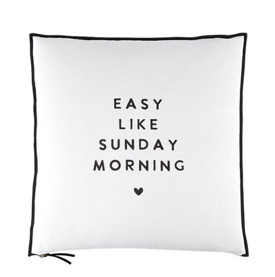 Easy Like Sunday Morning Pillow
