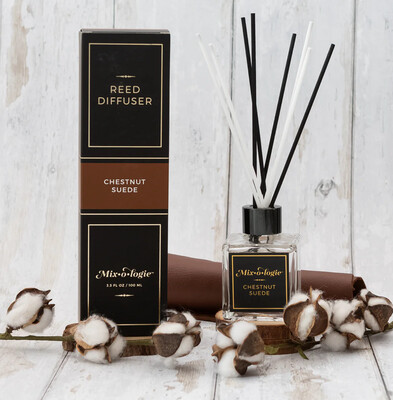 Mixologie Chestnut Suede Reed Diffuser