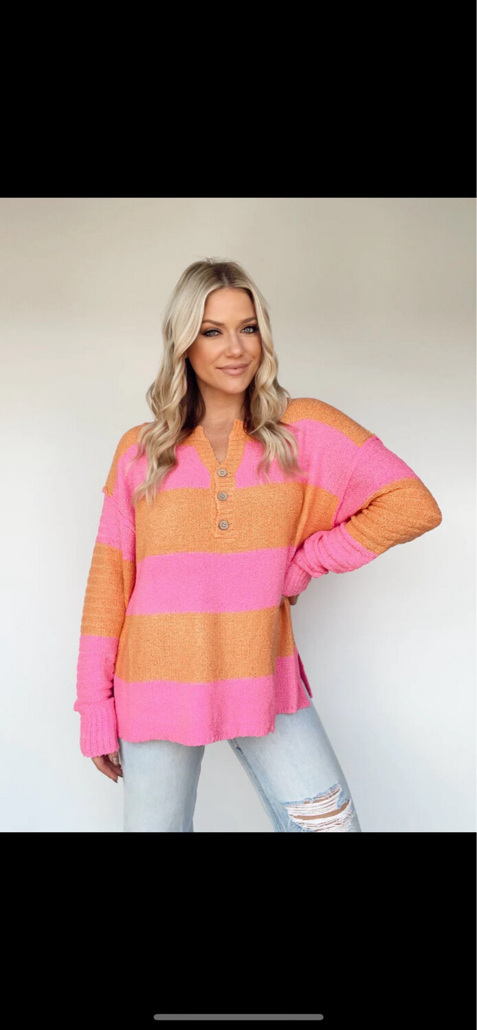 Coral/Pink Sweater