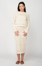 Crochet Midi Skirt