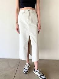 White Midi Skirt