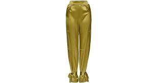 Tie Cuff Satin Pant