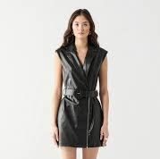 SL Belted Wrap Mini Dress