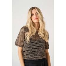 Open-stitch Sweater Top
