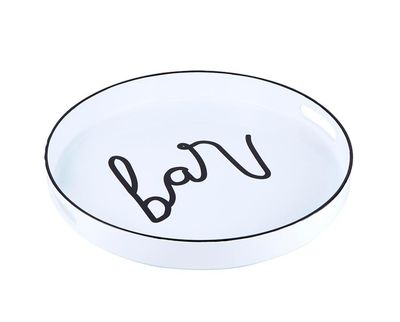Black And White Tray