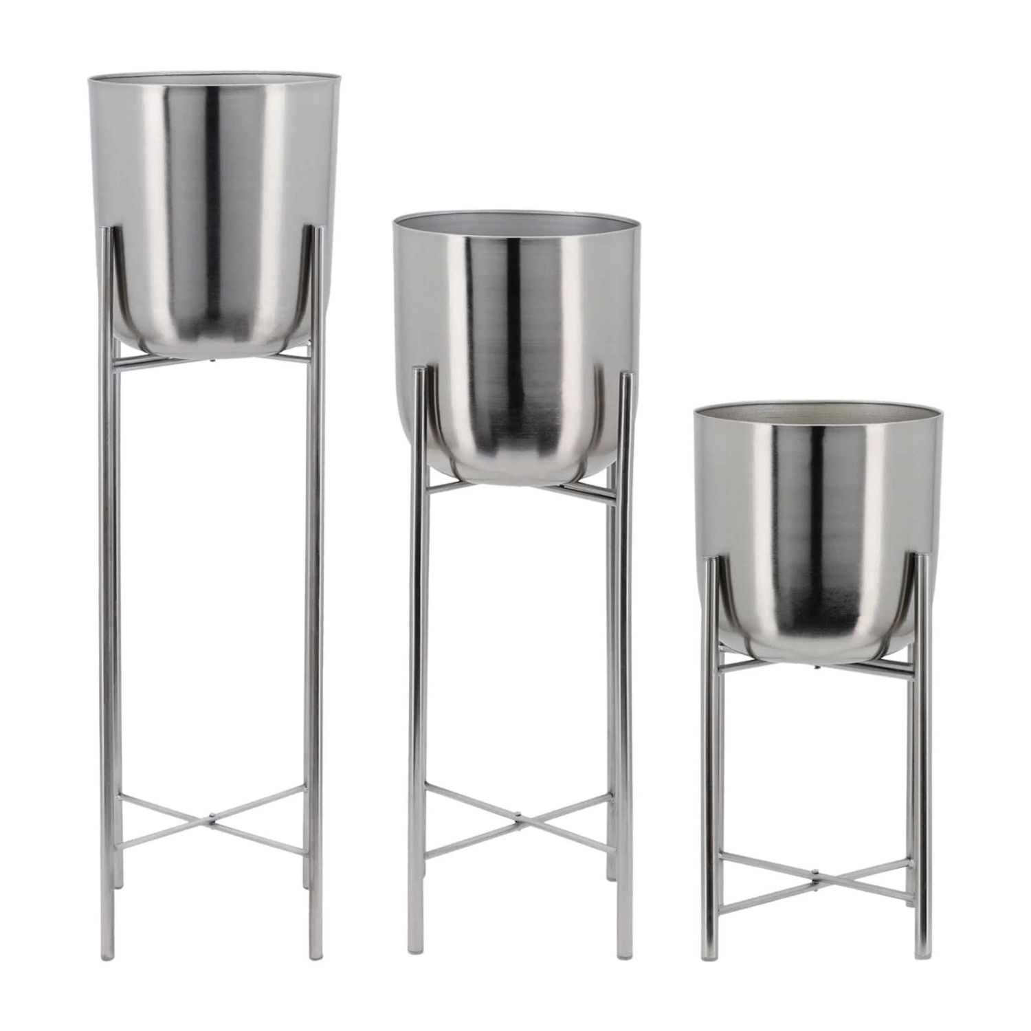Set Of TEO Contemporary Planters On A Stand