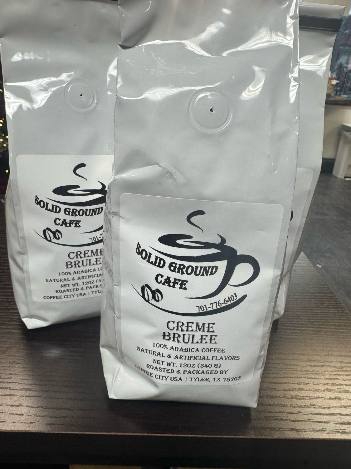 Solid Ground, Coffee Beans, Crème Brûlée