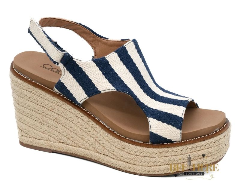 Corkys Freddie | Navy Natural Stripe