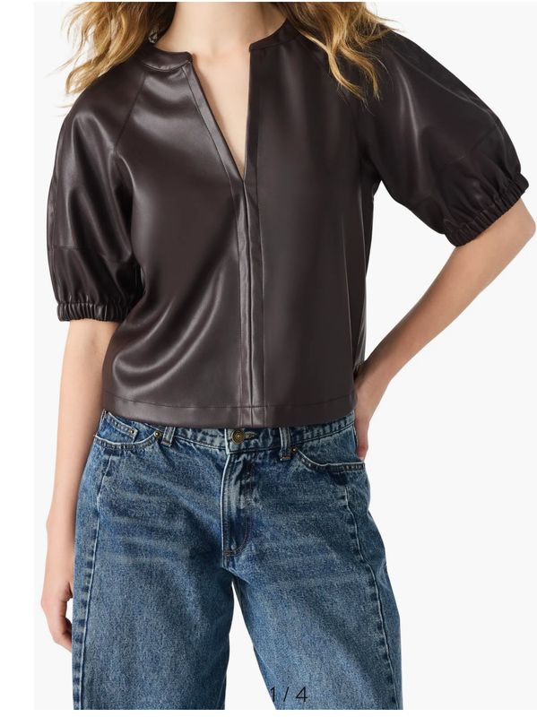 ROXANNE TOP FOSSIL BROWN