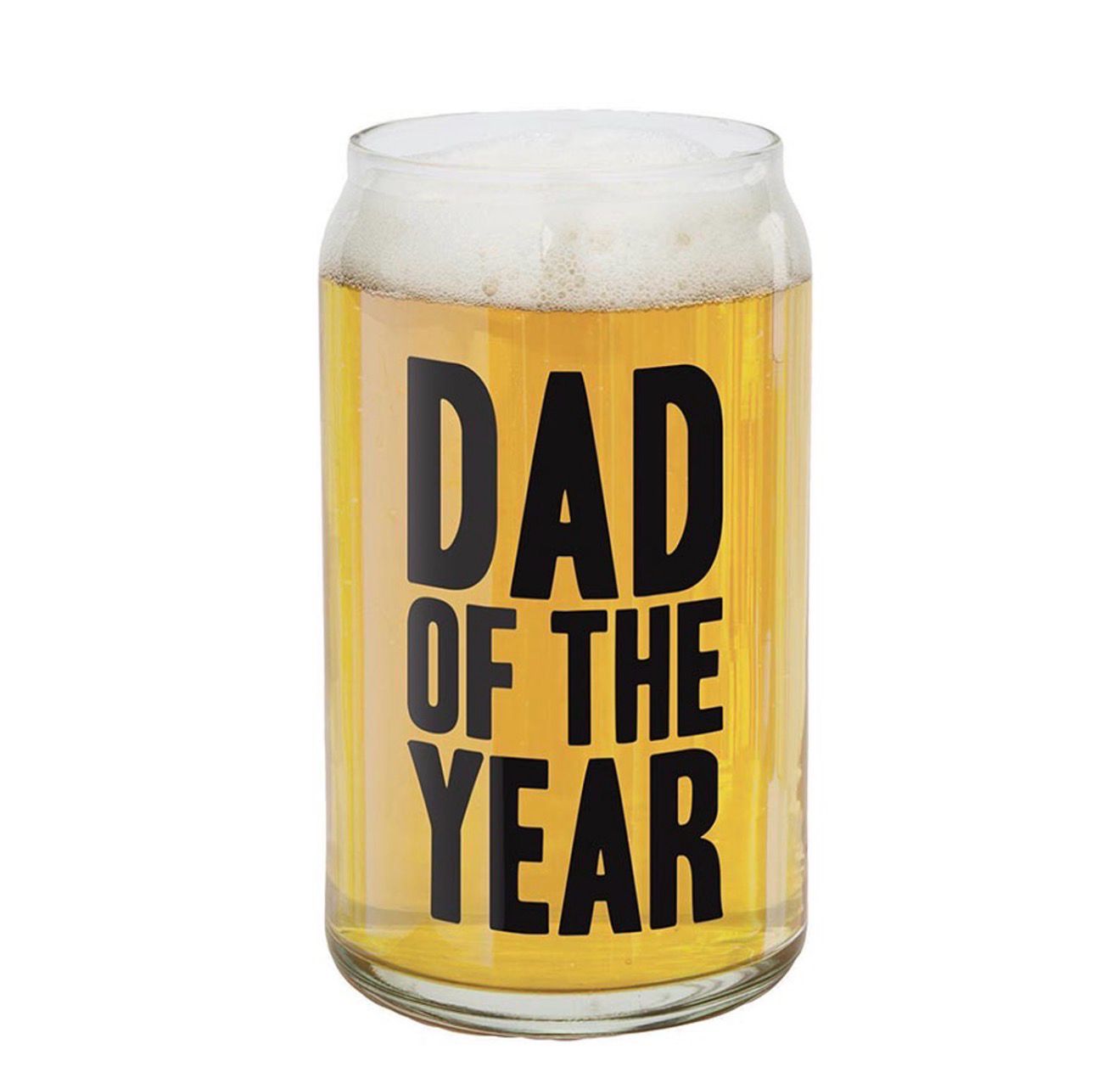 Dad Of The Year Beer Glass