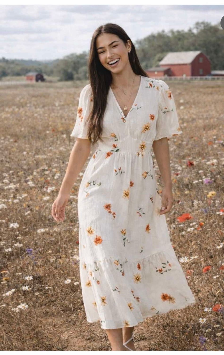 Room 34 Mix Floral sun dress